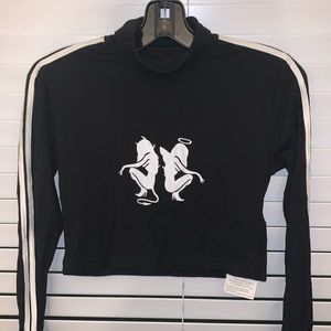 Bradely Michelle Devil & Angel stylish crop top